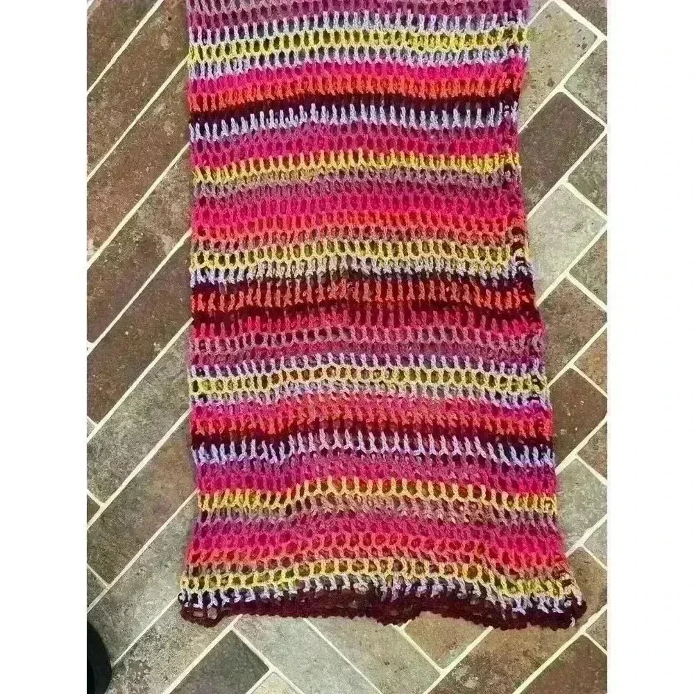 Free People Sunrise Bali Crochet Maxi Skirt‎ NWT size S